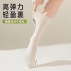 Sock stall, one-piece consignment service, women's summer thin mid-calf socks, mesh breathable and sweat-absorbing, summer solid-colored cotton socks, long calf socks, pile socks, spring and autumn one-piece consignment service details Picture